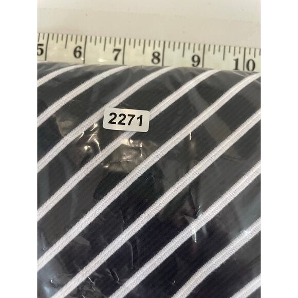 Lane Bryant Black white stripe cold shoulder mini dress Women's 14/16 - Picture 10 of 10